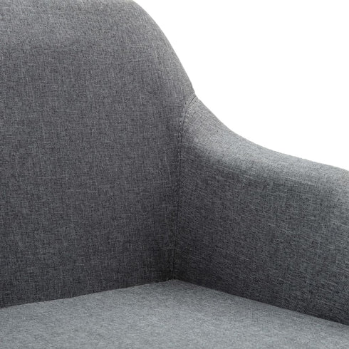 Swen Studio -  Swivel Dining Chairs 6 pcs Light Grey Fabric (UK/IE/FI/NO only) (6x331498)